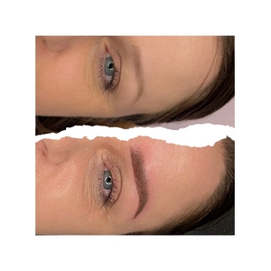 Brwi ulepszone – nie przerysowane